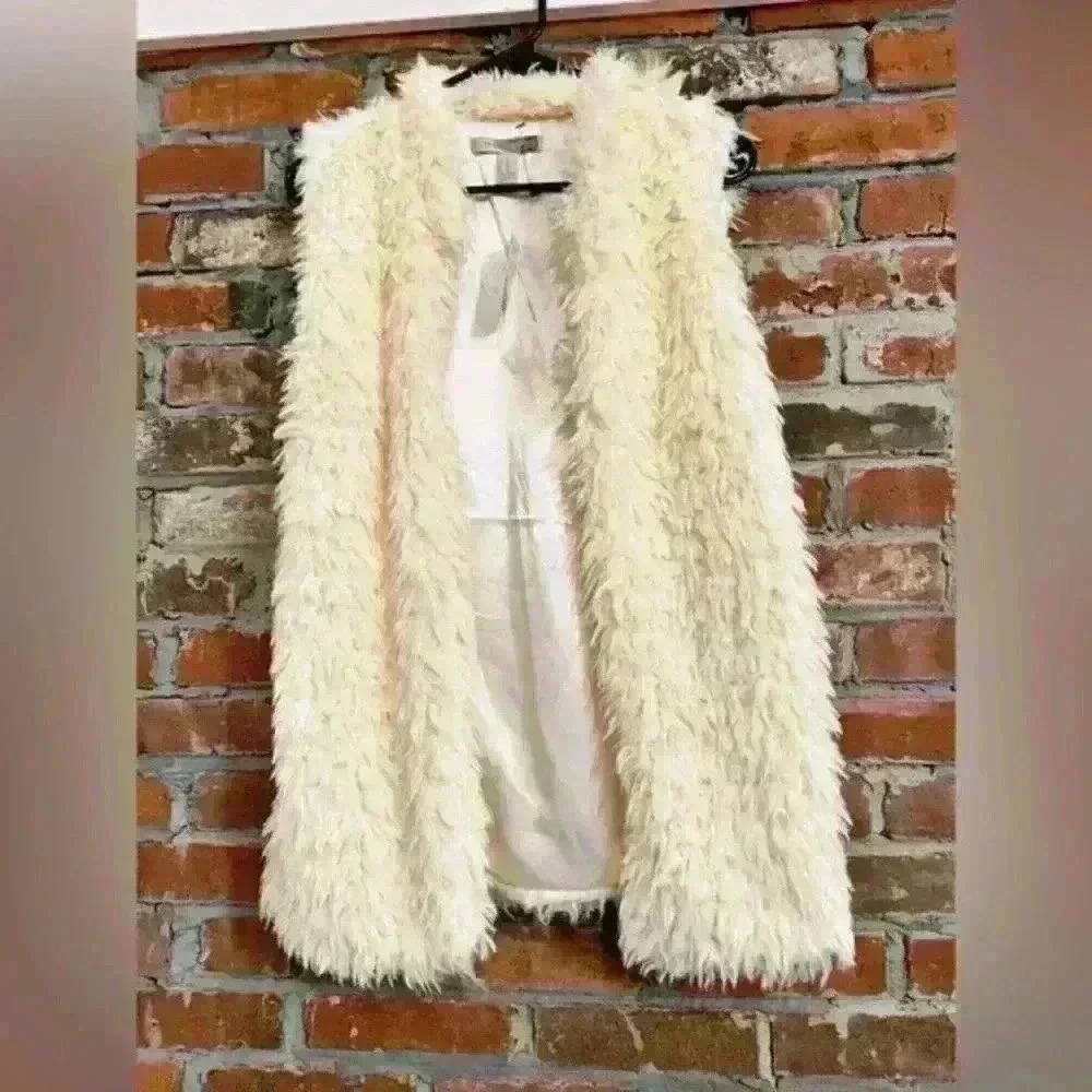 Forever 21 Faux Fur‎ Vest Size XS